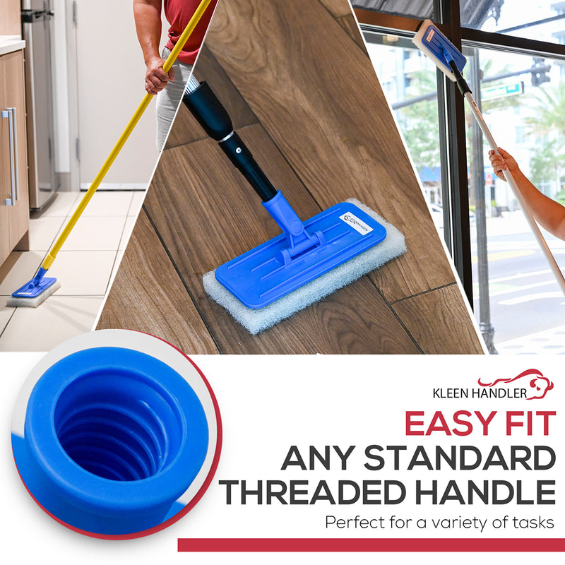 EZ Scrub Pad Holders - Swivel Universal Cleaning Pad Holder, 10" x 4⅝"