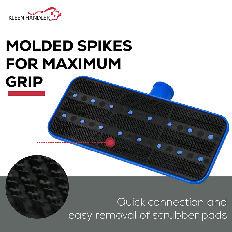 EZ Scrub Pad Holders - Swivel Universal Cleaning Pad Holder, 10" x 4⅝"
