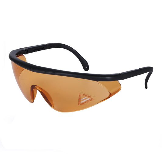 Bison Life Simone Protective Safety Glasses with Adjustable Temple, Anti-Fog, ANSI Z87.1