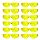 Crystal Full Color Polycarbonate Lens Safety Glasses, Anti-Scratch