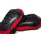 Black/Red Double Straps Gel Knee Pads With Heavy Duty Foam & Adjustable Fic-Clips - View 6
