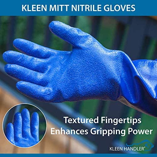 KLEEN HANDLER Wide Cuffs Hand Protection Work Gloves Blue - View 5