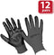 SAFE HANDLER Nitrile Firm Grip Work Gloves With Abrasion Resistance Red/Pink/Grey- View 7