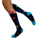 ZAYAAN HEALTH Compression Anti-Fatigue Socks For Heart Multi-Color - View 4