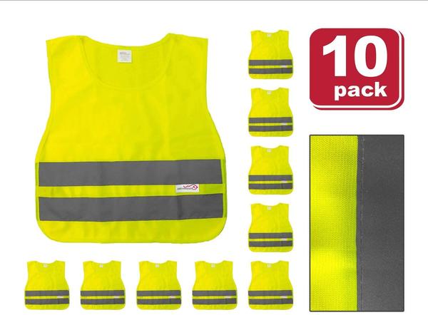 SAFE HANDLER Child Reflective Safety Vest Yellow - View 5