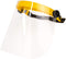 SAFE HANDLER Clear Face Shield With Polycarbonate Visor And Yellow Frame- View 1