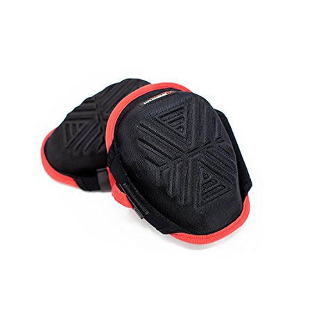 Black/Red Adjustable & Extra LongGel Knee Pads With Memory Foam For Heavy Duty - View 1