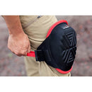 Black/Red Adjustable & Extra LongGel Knee Pads With Memory Foam For Heavy Duty - View 2