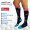 ZAYAAN HEALTH Compression Anti-Fatigue Socks For Heart Multi-Color - View 2