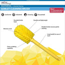 KLEEN HANDLER Goblet Cleaning Brush Yellow - View 3