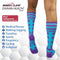 ZAYAAN HEALTH Dots & Stripe Compression Socks For Anti-Fatigue - View 2