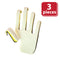 Kleen Mitt Glove Refill, Medium Grade Scouring Pad, OSFM, Green and White (Pack of 3)