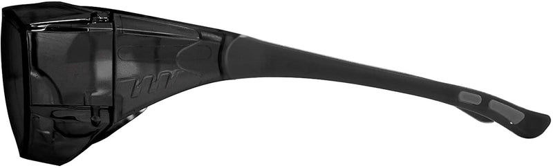 Black, PrimeX IR5 Safety Glasses With Anti-Scratch-Fog - View 4