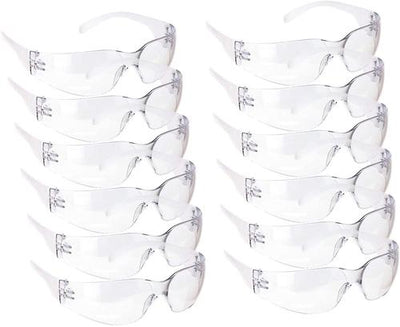 Hyline Clear Lens Safety Glasses, Protective Work Eyewear, ANSI Z87.1