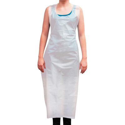 Disposable Poly Aprons, 1.21 Mil Thickness, Waterproof