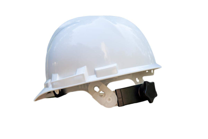 SAFE HANDLER Professional HDPE Impact Pro Safety Hard Hat White - View 4