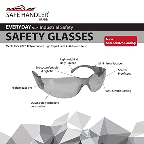 Bison Life Online shop for Crystal Full Color Safety Glasses | View - 2