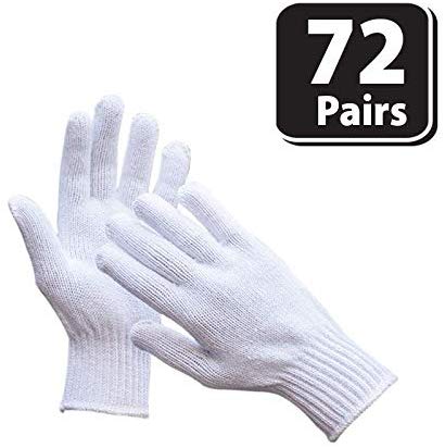 KLEEN CHEF Knit Cotton Work Gloves White - View 9