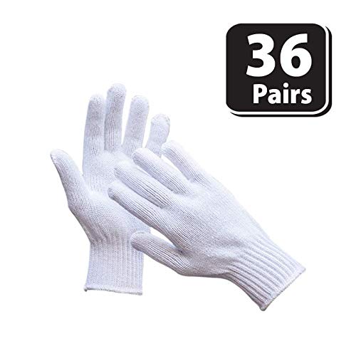 KLEEN CHEF Knit Cotton Work Gloves White - View 8