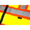 SAFE HANDLER Contrasting Reflective Safety Vest Yellow - View 7