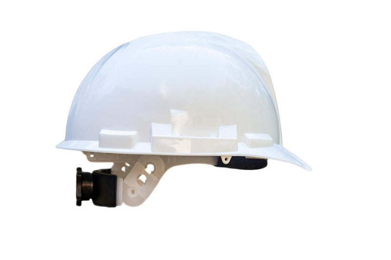 SAFE HANDLER Professional HDPE Impact Pro Safety Hard Hat White - View 1
