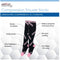 ZAYAAN HEALTH Ribbon Socks For Anti-Fatigue Black/Pink/White - View 2