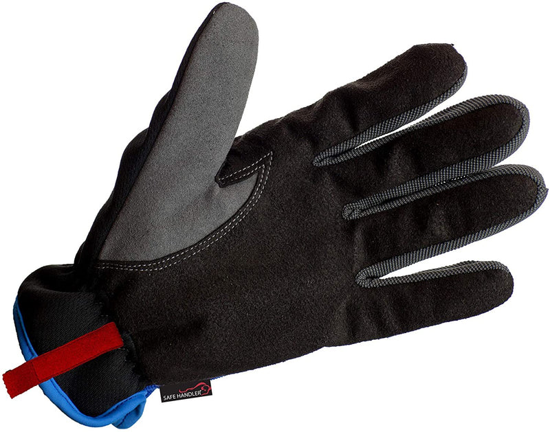 SAFE HANDLER Easy Fit Gloves Blue/Grey/Black/Grey - View 5