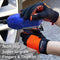 SAFE HANDLER Super Grip Gloves Black/Orange - View 3