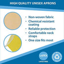 KLEEN HANDLER Nonwoven Polypropylene Chemical Resistant Apron Yellow - View 2