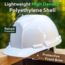 SAFE HANDLER Professional HDPE Impact Pro Safety Hard Hat White - View 2