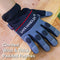 SAFE HANDLER Tough Pro Grip Gloves Black/Grey/Red - View 3