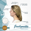 POPULAR LIFE Jaclynette Durable & Invisible Hair Nets Coffee - View 2
