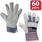 SAFE HANDLER Work Leather Gloves Blue/Black/Red/Gray - View 8