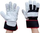 SAFE HANDLER XGrip Buffalo Leather Gloves Black/White/Red - View 8