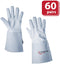 SAFE HANDLER TIG Welding Gloves With 6” Cowhide Gauntlet Grey - View 6