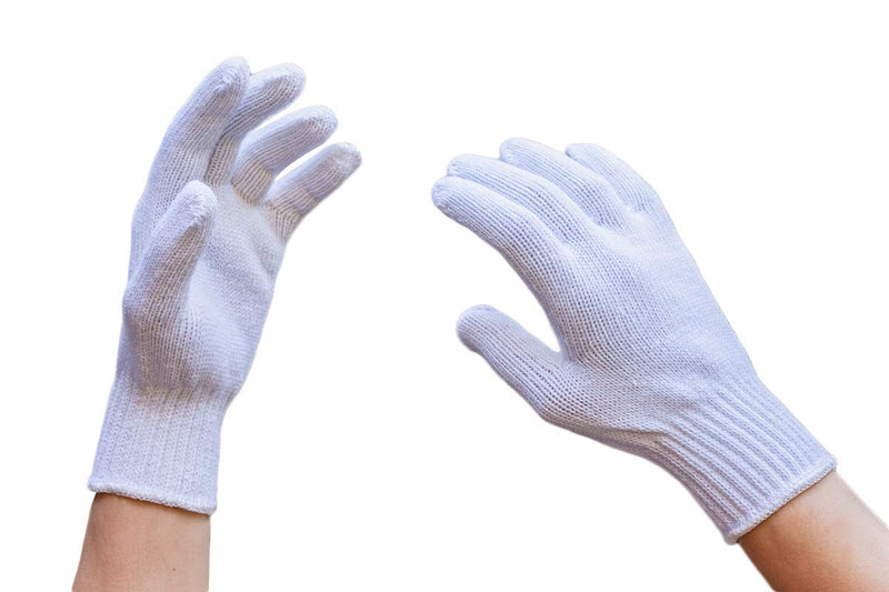 KLEEN CHEF Knit Cotton Work Gloves White - View 10