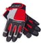 SAFE HANDLER Dual Tact Tech Gloves Blue/Red/Light Grey - View 5