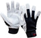 SAFE HANDLER Reinforced Gloves With Reinforced Palm Protection Black/White Small/Medium