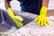 POPULAR LIFE Kleen Mitt Reticulated Mitt Set With Yellow Glove And Removable Sponge - View 6