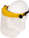 SAFE HANDLER Clear Face Shield With Polycarbonate Visor And Yellow Frame- View 6