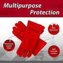 SAFE HANDLER Deluxe Welding Gloves With Reinforced Padding - View 3