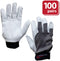 SAFE HANDLER Reinforced Gloves with Reinforced Double Palm Protection Black/White - View 7