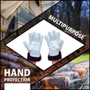 SAFE HANDLER XGrip Buffalo Leather Gloves Black/White/Red - View 5