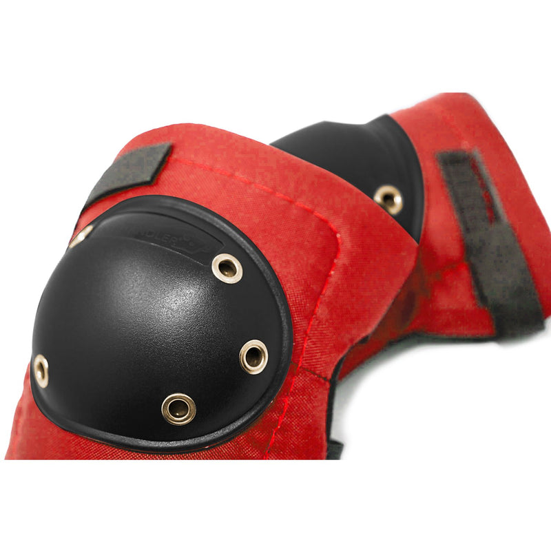 SAFE HANDLER Tough Cap Thick Foam Padding Knee Pads Red/Blue - View 6