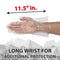 SAFE HANDLER Disposable Food Handling Long Cuff Poly Gloves - View 3