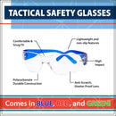 Tactical Clear Lens Color Temple Variety Safety Glasses - View 2
