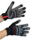SAFE HANDLER Tough Pro Grip Gloves Black/Grey/Red - View 6
