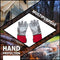 SAFE HANDLER Performance Leather Gloves Black/Red/Gray - View 4