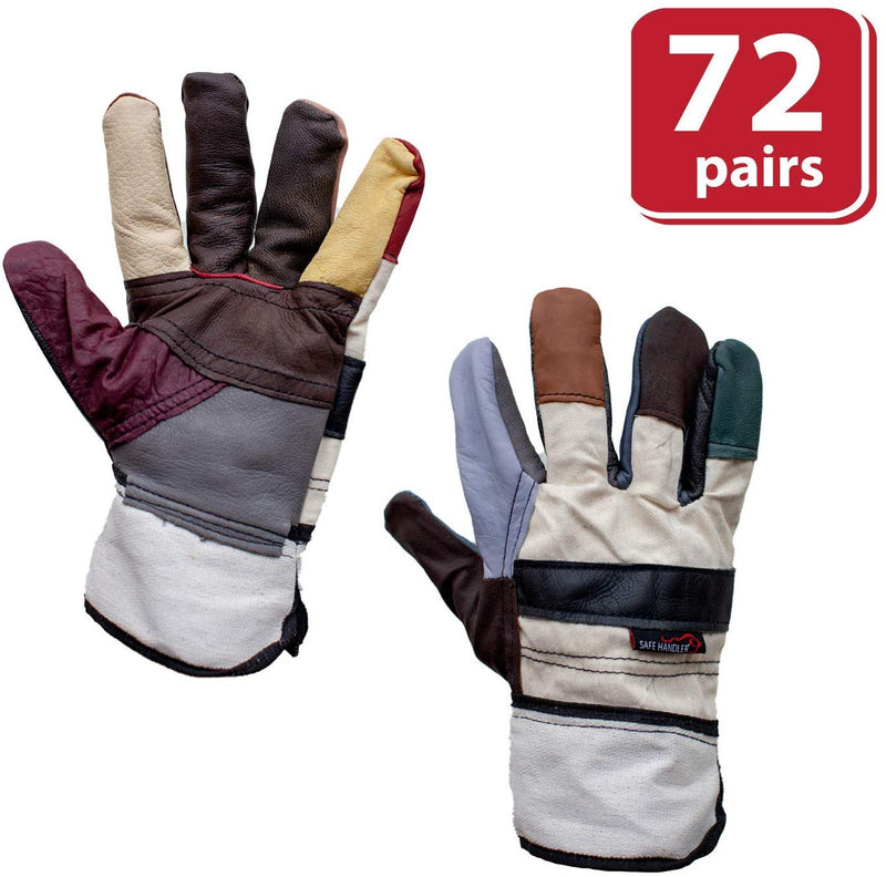 SAFE HANDLER Handyman Furniture Multi-Colored Leather Gloves - View 8