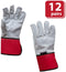 SAFE HANDLER Performance Leather Gloves Black/Red/Gray - View 6